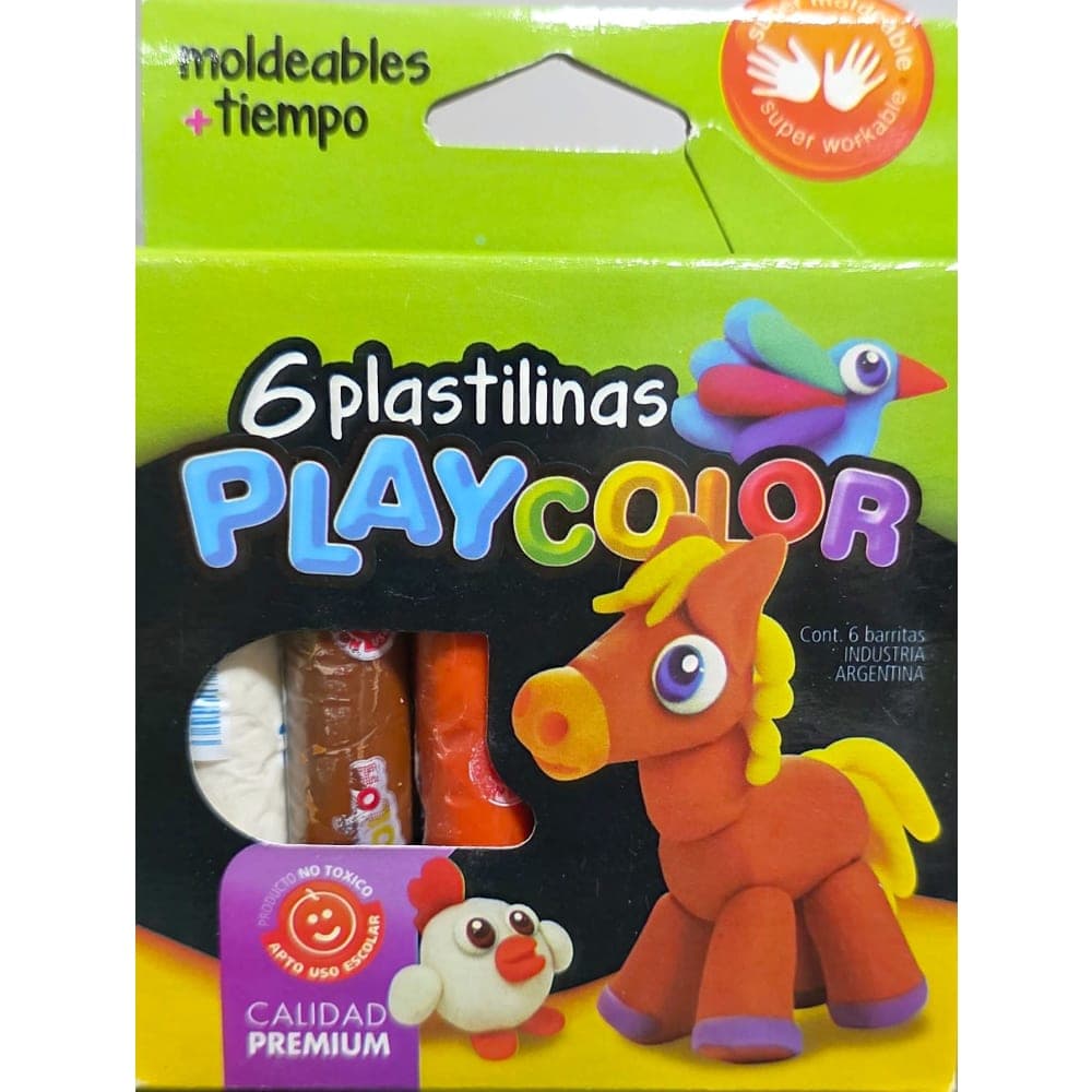 Plastilinas x6