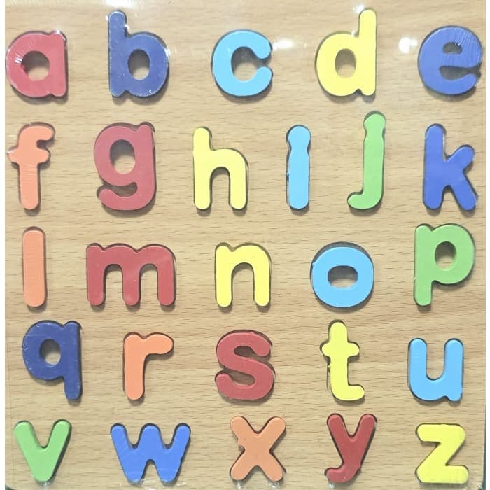 Letras Minúscula en madera