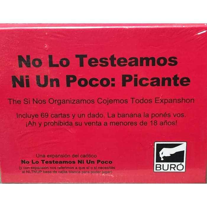 No lo testeamos ni un poco (PICANTE)