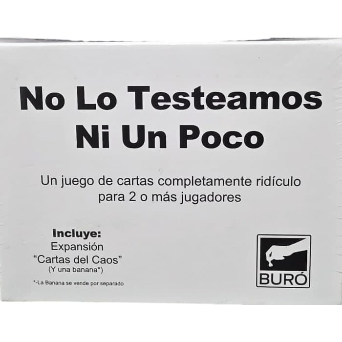 No lo testeamos ni un poco
