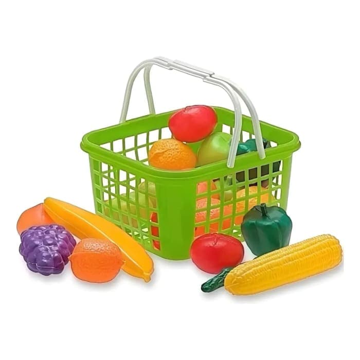 Canasta con frutas y Verduras