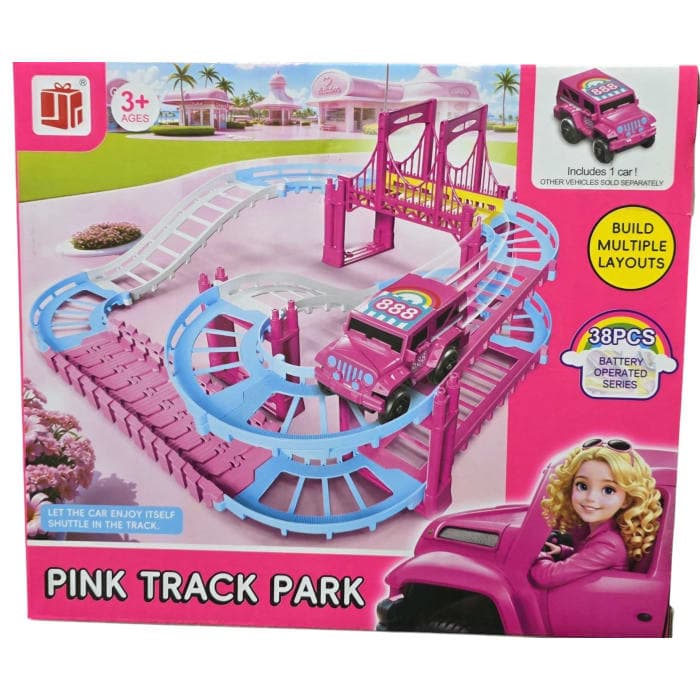 Pista de auto Rosa