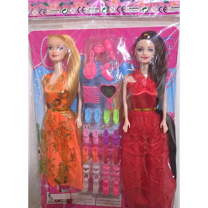 Muñecas x2 + Zapatitos