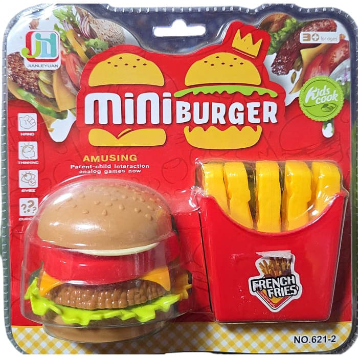 Mini Burger + Papas Fritas