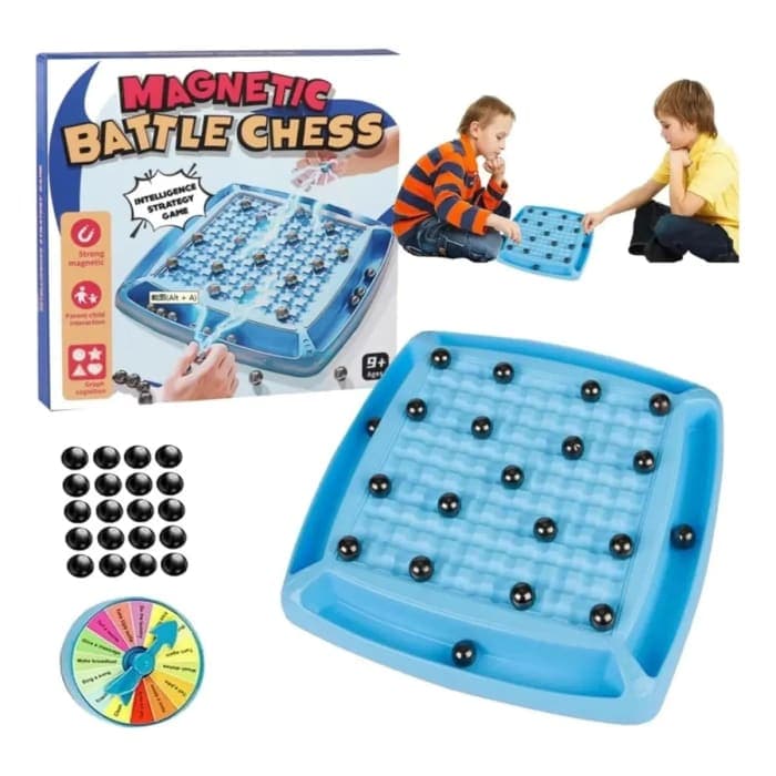 Magnetic battle chess