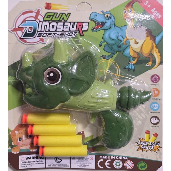 Dino lanza dardos