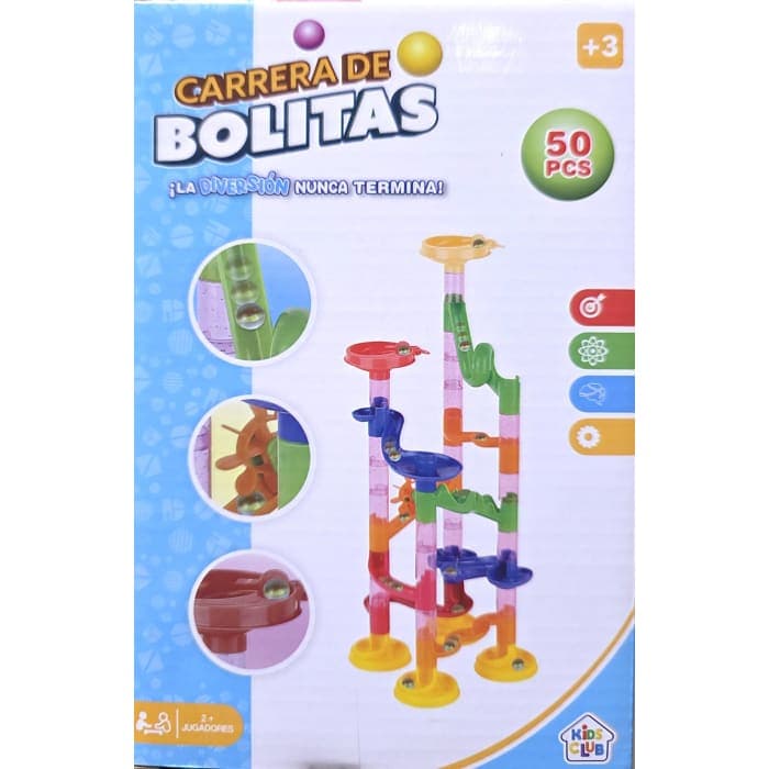 Carrera de canicas 50pcs