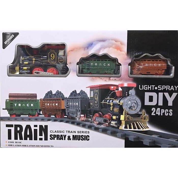Tren con Luz y Vapor