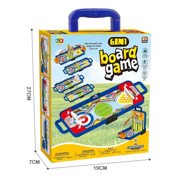 Juego de mesa 6 en 1